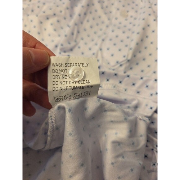 Collars & Co 3XL Dress Collar Polo Shirt White Pebble Shark Tank Golf NWOT - Picture 7 of 8